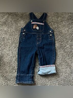 Vintage 1990s-2000s First Moments All Star Denim Overalls (6/9m)